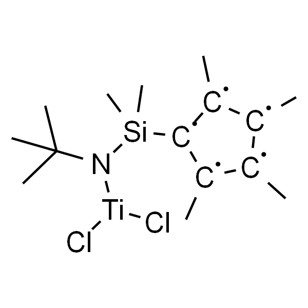二氯[N-(1,1-二甲基乙基)-1,1-二甲基-1-[(1,2,3,4,5-η)-2,3,4,5-四甲基-2,4-环戊二烯-1-基]硅烷氨基(2-)-κN]钛