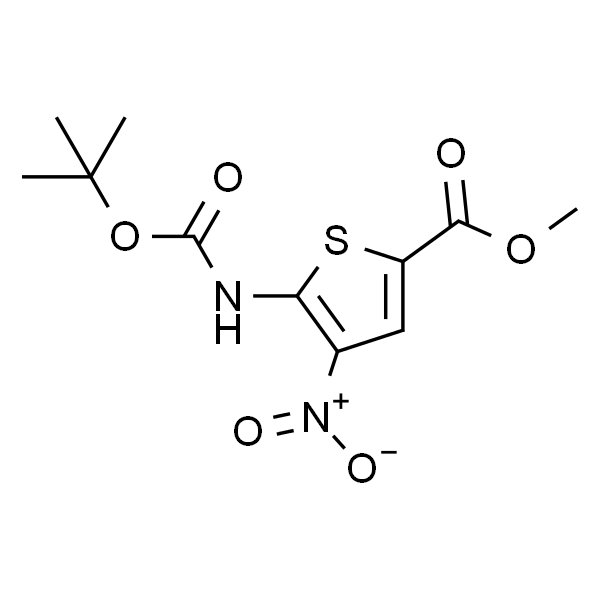 5-((叔丁氧羰基)氨基)-4-硝基噻吩-2-羧酸甲酯