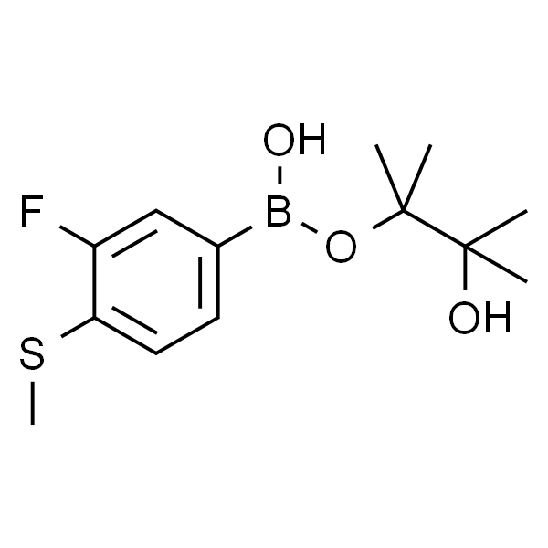 2-(3-氟-4-(甲硫基)苯基)-4,4,5,5-四甲基-1,3,2-二氧杂硼环戊烷