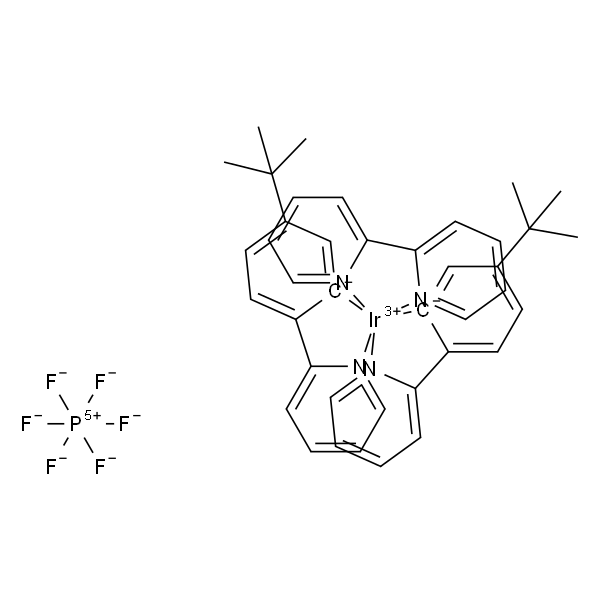 (2,2'-联吡啶)双[2-(4-叔丁基苯基)吡啶]铱(III)六氟磷酸盐