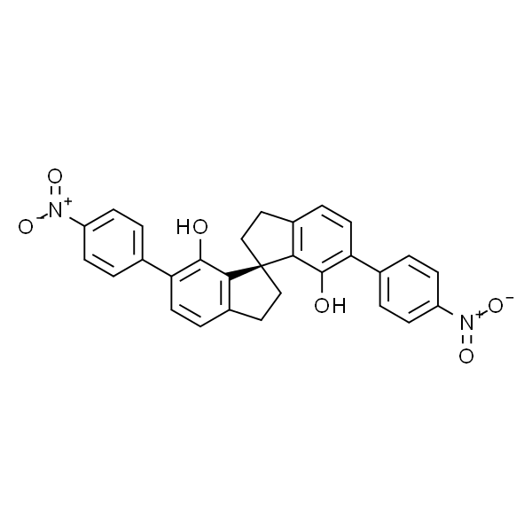 (R)​-2，​2'，​3，​3'-Tetrahydro-​6，​6'-​bis(4-​nitrophenyl)​-1，​1'-​spirobi[1H-​indene]​-​7，​7'-​diol