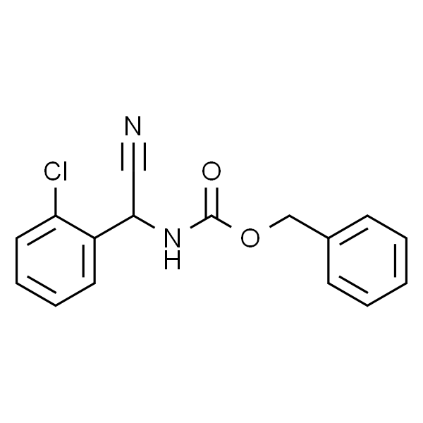 N-[(2-氯苯基)(氰基)甲基]氨基甲酸苄酯