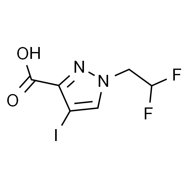 1-(2,2-二氟乙基)-4-碘-1H-吡唑-3-羧酸