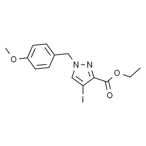 4-碘-1-(4-甲氧基苄基)-1H-吡唑-3-羧酸乙酯