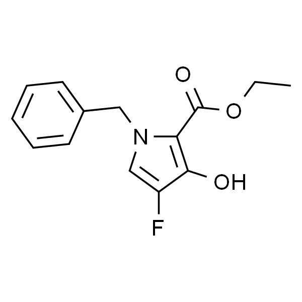 ethyl 1-benzyl-4-fluoro-3-hydroxy-1H-pyrrole-2-carboxylate