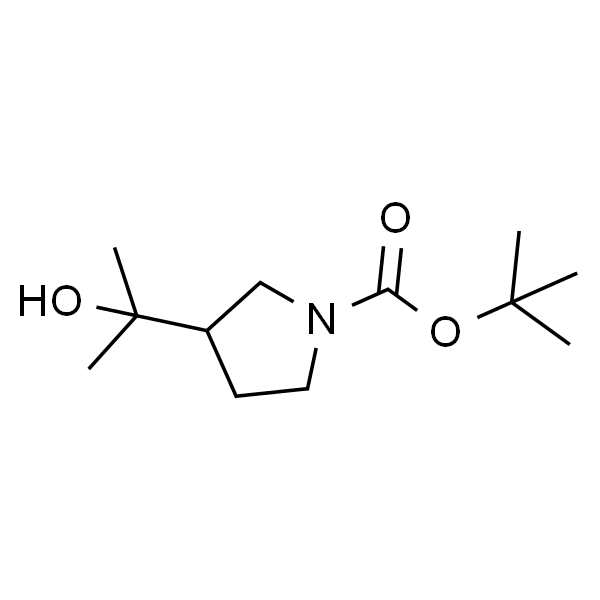 3-(2-羟基丙烷-2-基)吡咯烷-1-羧酸叔丁酯