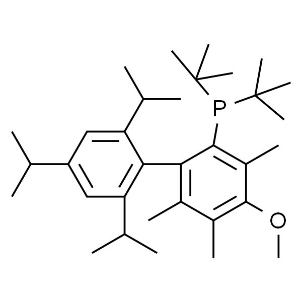 2-二叔丁基膦-4-甲氧基-3,5,6-三甲基-2',4',6'-三异丙基联苯[与异构体1:1混合,2-二-叔丁基膦-5-甲氧基-3,4,6-三甲基-2',4',6'-三异丙基联苯]