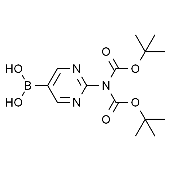 2-(5-硼-2-嘧啶基)亚氨基二甲酸1,3-双(叔丁基)酯