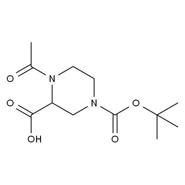 1-乙酰基-4-(叔丁氧基羰基)哌嗪-2-羧酸
