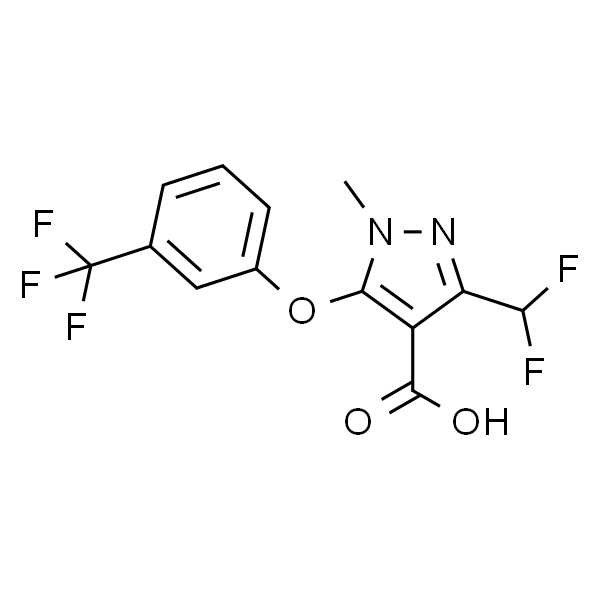 3-(二氟甲基)-1-甲基-5-(3-(三氟甲基)苯氧基)-1H-吡唑-4-羧酸