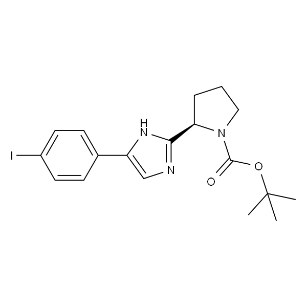 (R)-2-(5-(4-碘苯基)-1H-咪唑-2-基)吡咯烷-1-羧酸叔丁酯