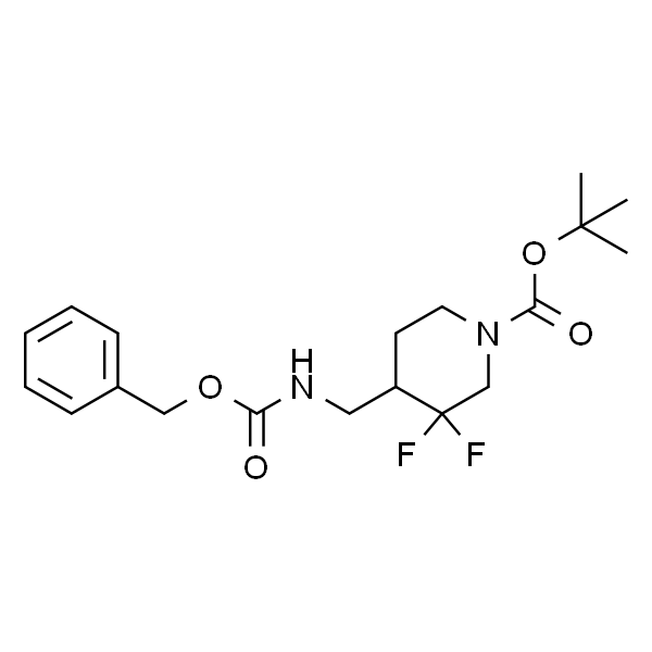 tert-butyl 4-((benzyloxycarbonylamino)methyl)-3,3-difluoropiperidine-1-carboxylate