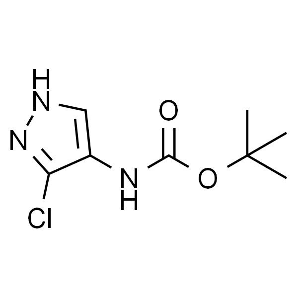 N-(3-氯-1H-吡唑-4-基)氨基甲酸叔丁酯