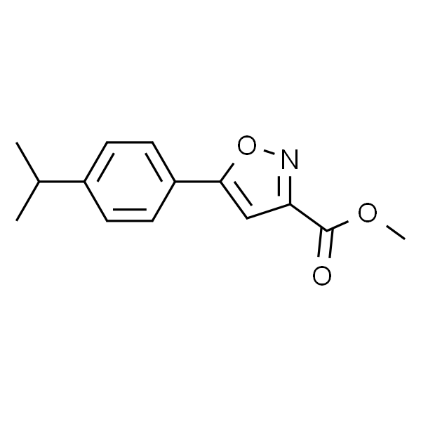 5-(4-异丙基苯基)异噁唑-3-甲酸甲酯
