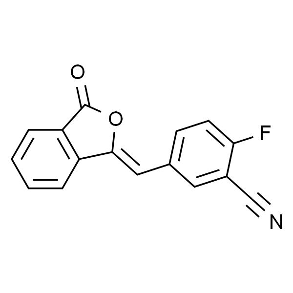 2-Fluoro-5-((3-oxoisobenzofuran-1(3H)-ylidene)methyl)benzonitrile