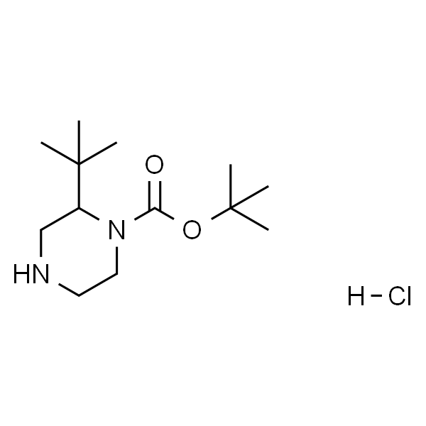 1-Boc-2-叔丁基哌嗪盐酸盐