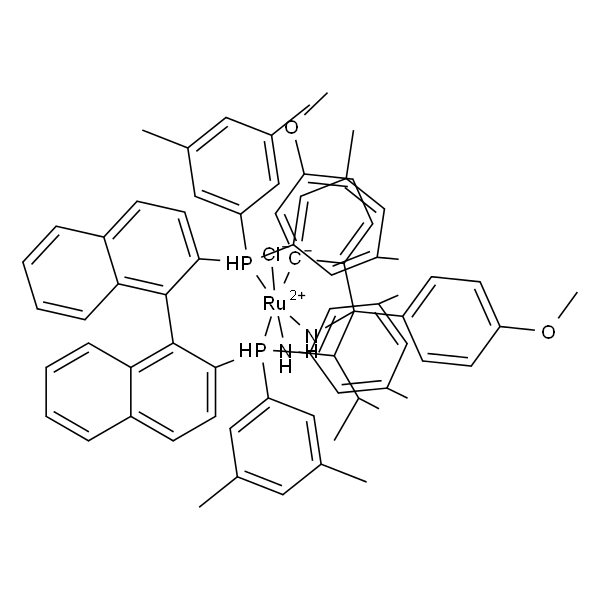 氯{(R)-(+)-2,2''-双[二（3,5-二甲苯基)膦基]-1,1''-联萘}[(2R)-(-)-1-(4-甲氧基苯基基)-1-(4-甲氧基苯基-KC)-3-甲基-1,2-丁二胺]钌(II)