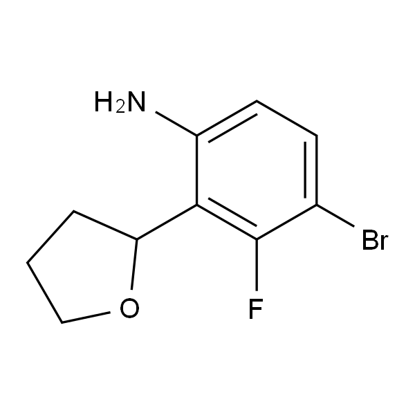 4-溴-3-氟-2-(四氢呋喃-2-基)苯胺