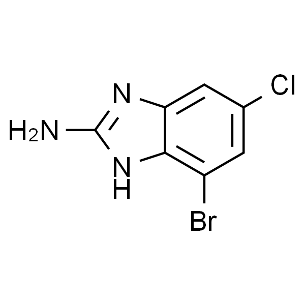 7-Bromo-5-chloro-1H-benzimidazol-2-amine