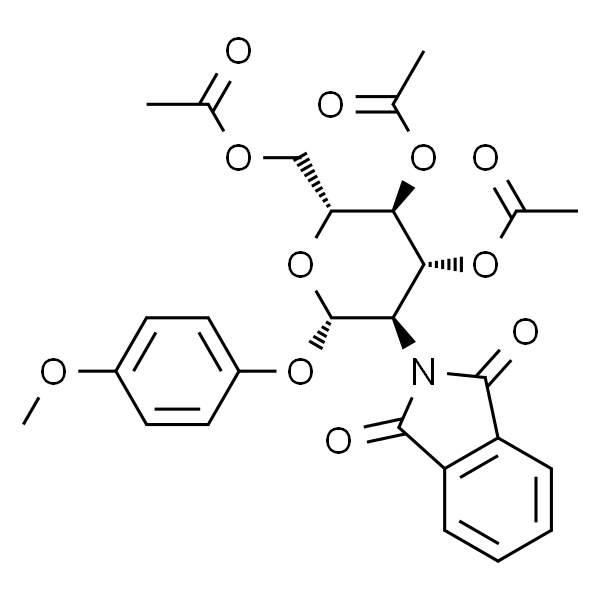 4-甲氧苯基-3,4,6-三-O-乙酰-2-脱氧-2-苯二甲酰亚氨基-Β-D-吡喃葡萄糖苷