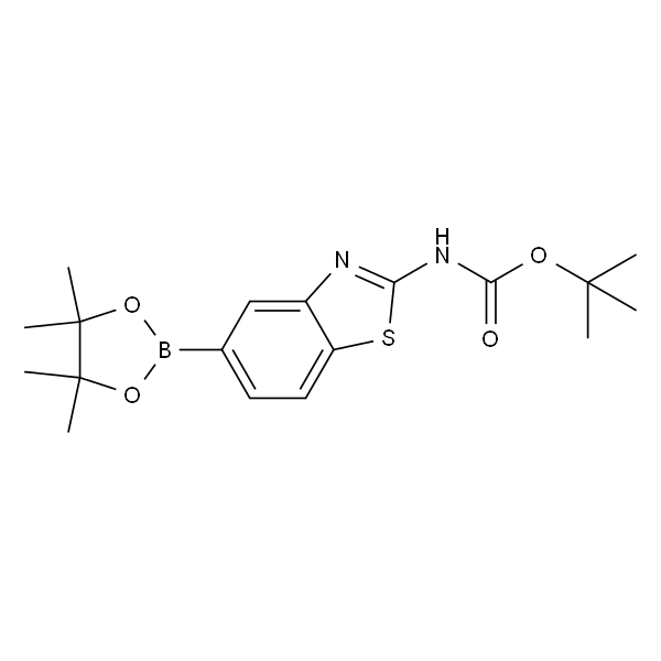 叔丁基(5-(4,4,5,5-四甲基-1,3,2-二氧苯甲醛-2-基)苯并噻唑-2-基)氨基甲酸酯
