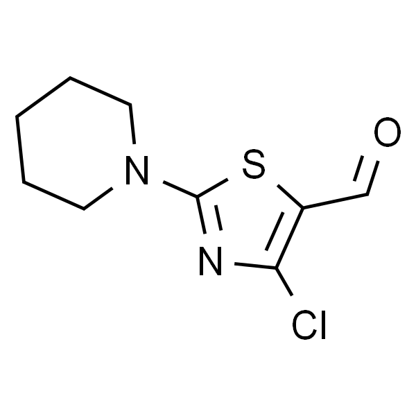 4-氯-2-(1-哌啶)-5-噻唑甲醛