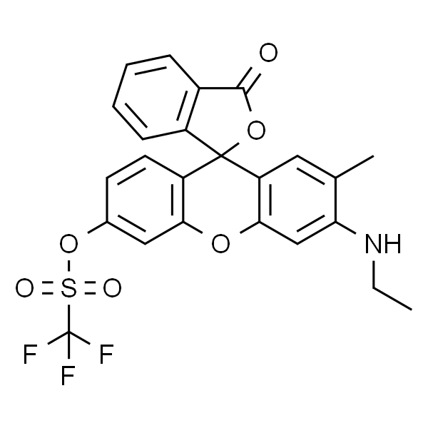 3'-(Ethylamino)-2'-methyl-3-oxo-3H-spiro[isobenzofuran-1,9'-xanthen]-6'-yl trifluoromethanesulfonate