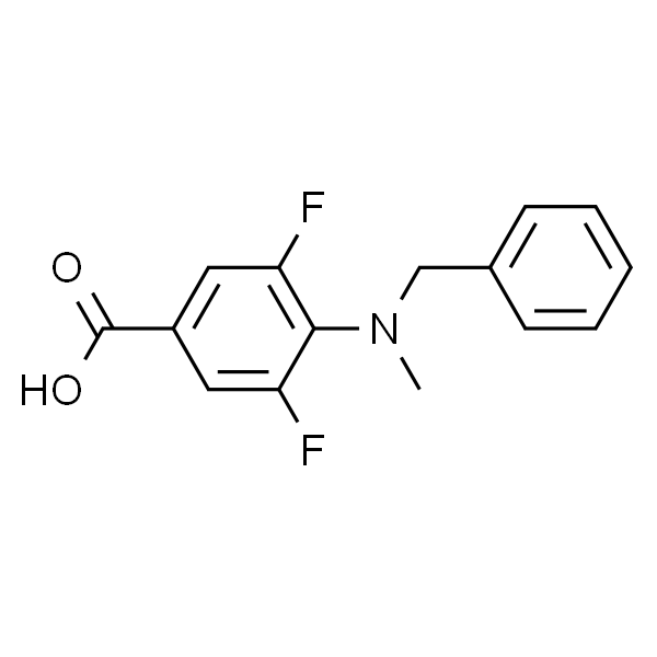 4-(benzyl(methyl)amino)-3,5-difluorobenzoic acid