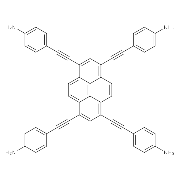 4,4',4'',4'''-[芘-1,3,6,8-四基四(乙炔-2,1-二基)]四苯胺
