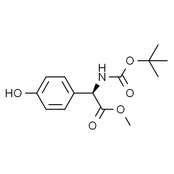 (2R)-2-{[(叔丁氧基)羰基]氨基}-2-(4-羟基苯基)乙酸甲酯
