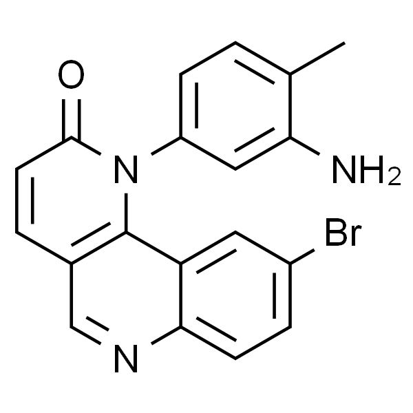 1-(3-氨基-4-甲基苯基)-9-溴苯并[h][1,6]萘啶-2(1H)-酮
