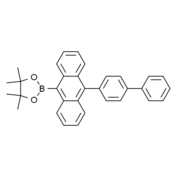 2-(10-([1,1'-联苯]-4-基]蒽-9-基)-4,4,5,5-四甲基-1,3,2-二氧硼杂环戊烷