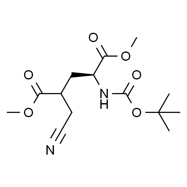 L-Glutamic acid, 4-(cyanomethyl)-N-[(1,1-dimethylethoxy)carbonyl]-, 1,5-dimethyl ester