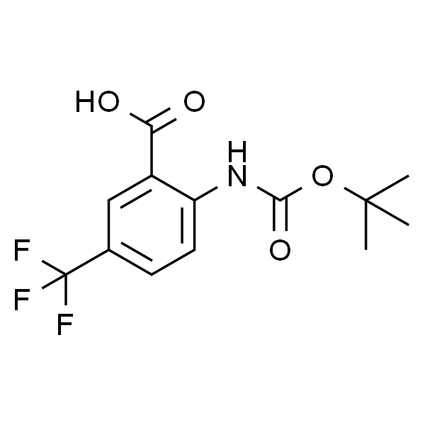 2-((叔丁氧羰基)氨基)-5-(三氟甲基)苯甲酸
