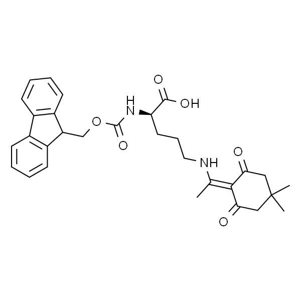 N-Fmoc-(N‘-1-(4,4-二甲基-2,6-二氧代环己-1-亚基)乙基)-D-鸟氨酸