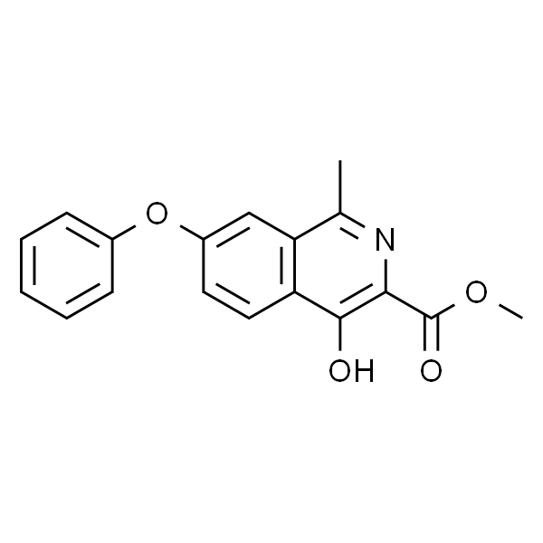4-羟基-1-甲基-7-苯氧基异喹啉-3-羧酸甲酯