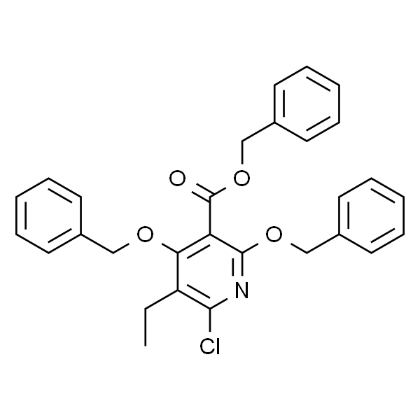 benzyl 2,4-bis(benzyloxy)-6-chloro-5-ethylnicotinate