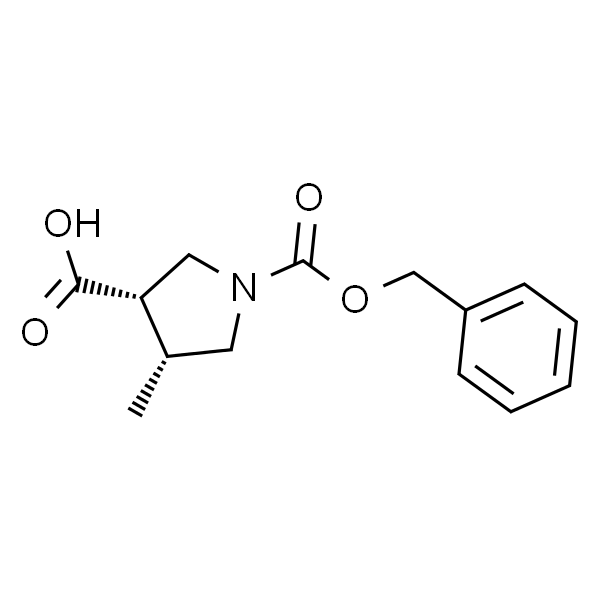 (3S,4R)-1-((苄氧基)羰基)-4-甲基吡咯烷-3-羧酸