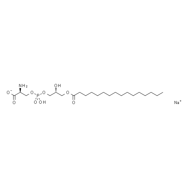 1-palmitoyl-2-hydroxy-sn-glycero-3-phospho-L-serine (sodium salt)