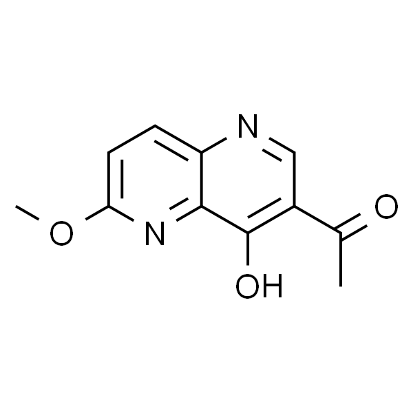 1-(4-羟基-6-甲氧基-1,5-萘啶-3-基)乙酮