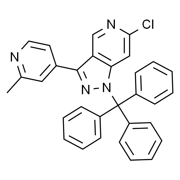 6-氯-3-(2-甲基-吡啶-4-基)-1-三苯甲基-1H-吡唑并[4,3-c]吡啶