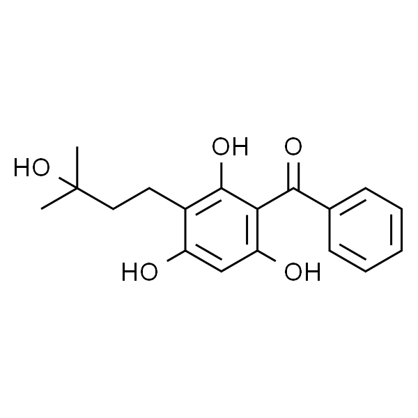 3-(3-Hydroxy-3-methylbutanyl)-2,4,6-trihydroxybenzophenone
