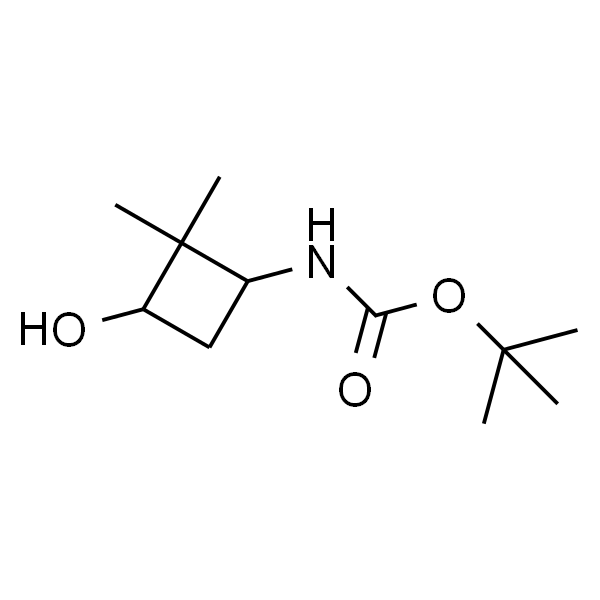 N-(3-羟基-2,2-二甲基环丁基)氨基甲酸叔丁酯