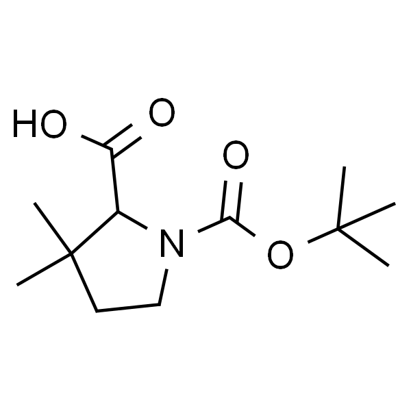 1-（叔丁氧羰基）-3,3-二甲基吡咯烷-2-羧酸