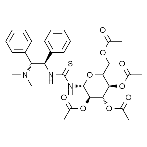 N-[(1R,2R)-2-(Dimethylamino)-1,2-diphenylethyl]-N'-(2,3,4,6-tetra-O-acetyl-β-D-glucopyranosyl)thiourea