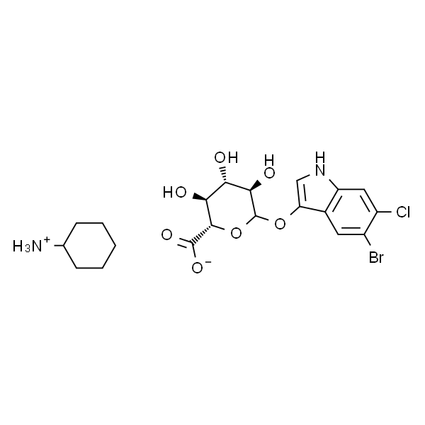 5-溴-6-氯-3-吲哚基-D-葡糖苷酸环己胺盐