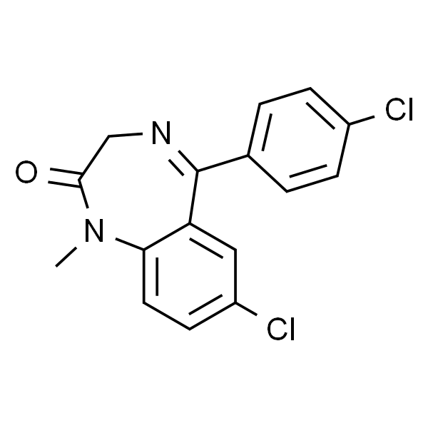 7-氯-5-(4-氯苯基)-1，3-二氢-1-甲基-2H-1，4-苯并二氮杂-2-酮