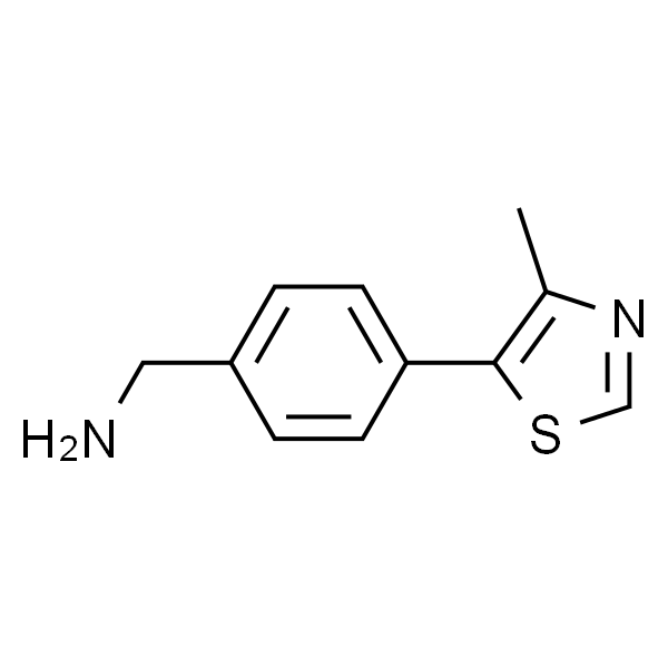 (4-(4-甲基噻唑-5-基)苯基)甲胺
