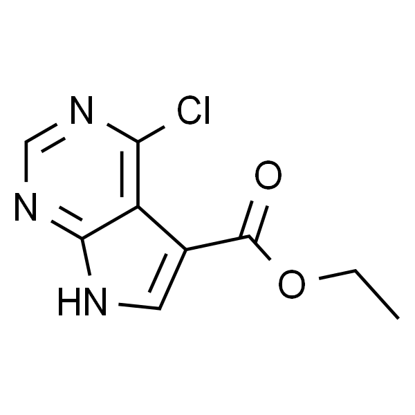 4-氯-7H-吡咯并[2,3-D]嘧啶-5-甲酸乙酯