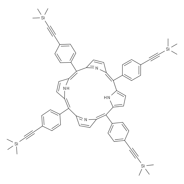 5,10,15,20-Tetrakis[4-[2-(trimethylsilyl)ethynyl]phenyl]-21H,23H-porphine